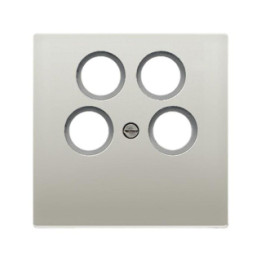 Jung ES2990-4SAT2 Abdeckung f. SAT-TV-Steckdose Ankaro - Edelstahl