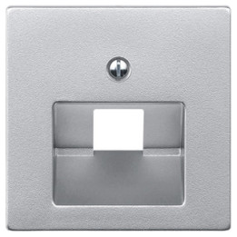 Merten 298360 Zentralplatte für UAE-Einsatz, 1fach, aluminium, System M