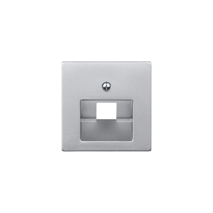 Merten 298360 Zentralplatte für UAE-Einsatz, 1fach, aluminium, System M