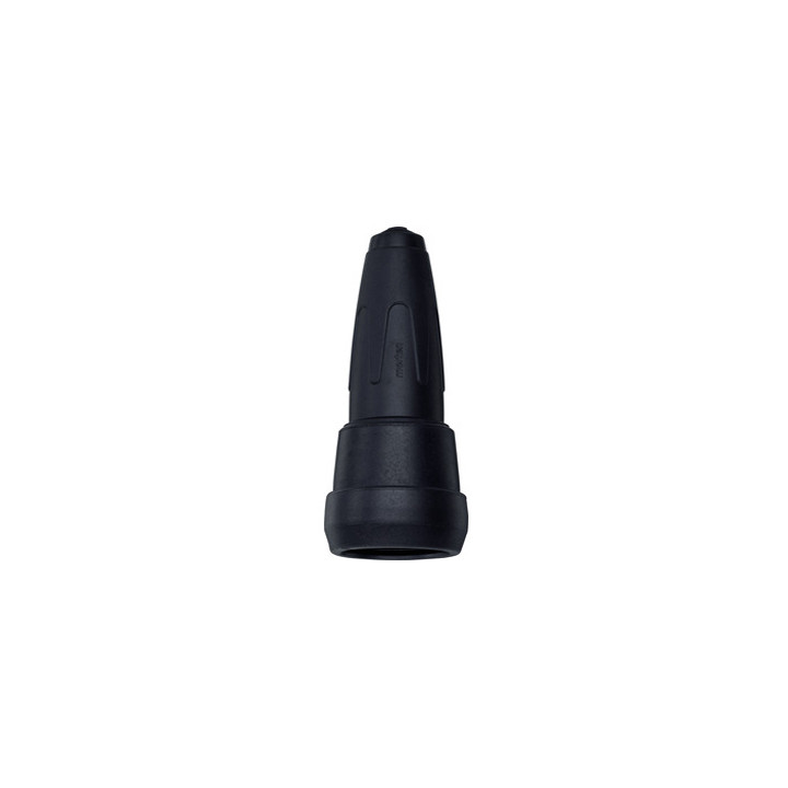 Merten 172951 Vollgummi-SCHUKO-Kupplung mit Schnappkragen, schwarz