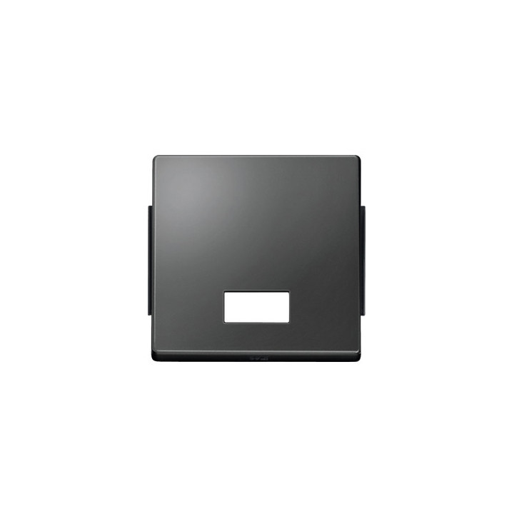 Merten 343814 Wippe mit rechteckigem Symbolfenster, anthrazit, AQUADESIGN