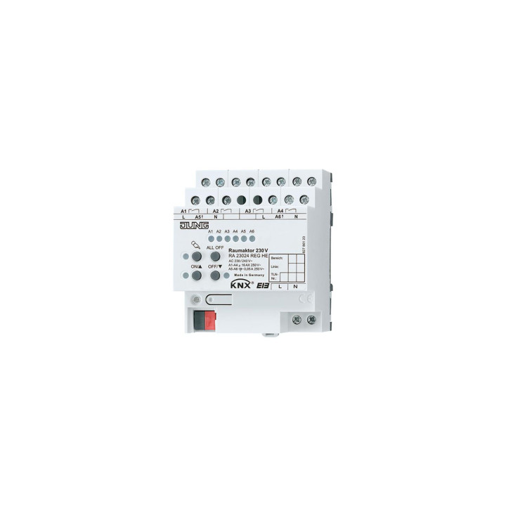 Jung RA23024REGHE KNX Raumaktor 6fach 230 V