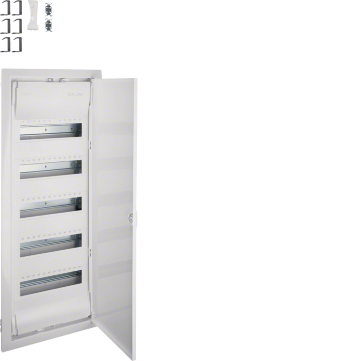 Hager VH60NE Volta Flush Distribution Board 5x12 IP30