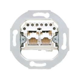 Jung UAE2X8UPO IAE/UAE-Anschlussdose 2x8-pol.