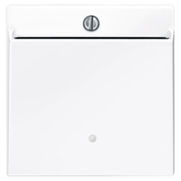Merten 315625 Card-Schalter, aktivweiß glänzend, System M