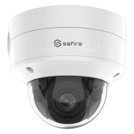 SAFIRE SF-IPD825ZUWH-4U-AI2 4MP āra kupola IP kamera ar PoE, Wi-Fi, AI analītiku, 40m IR, 2.8-12mm varifokālu objektīvu