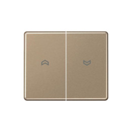 Jung SL595PGB Wippe f. Jalousie-Schalter/-Taster - gold-bronze