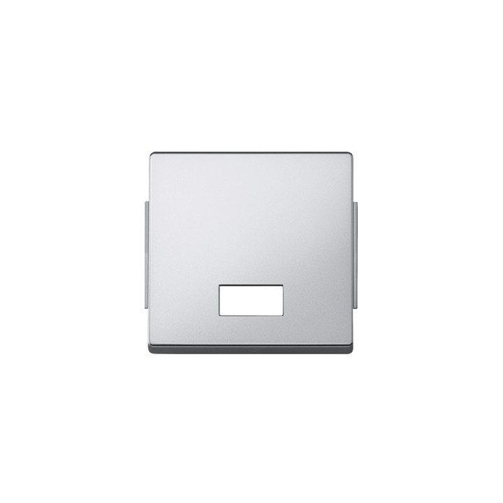 Merten 343860 Wippe mit rechteckigem Symbolfenster, aluminium, AQUADESIGN