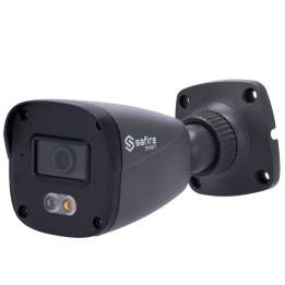 SAFIRE SMART SF-IPB070A-2B1-DL-GREY 2MP Bullet IP Camera with Wi-Fi, PoE, IP67, Dual Illumination