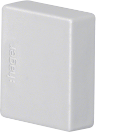 Hager LF2002067035 End Cap for HFR LF Duct 20x20mm Light Grey