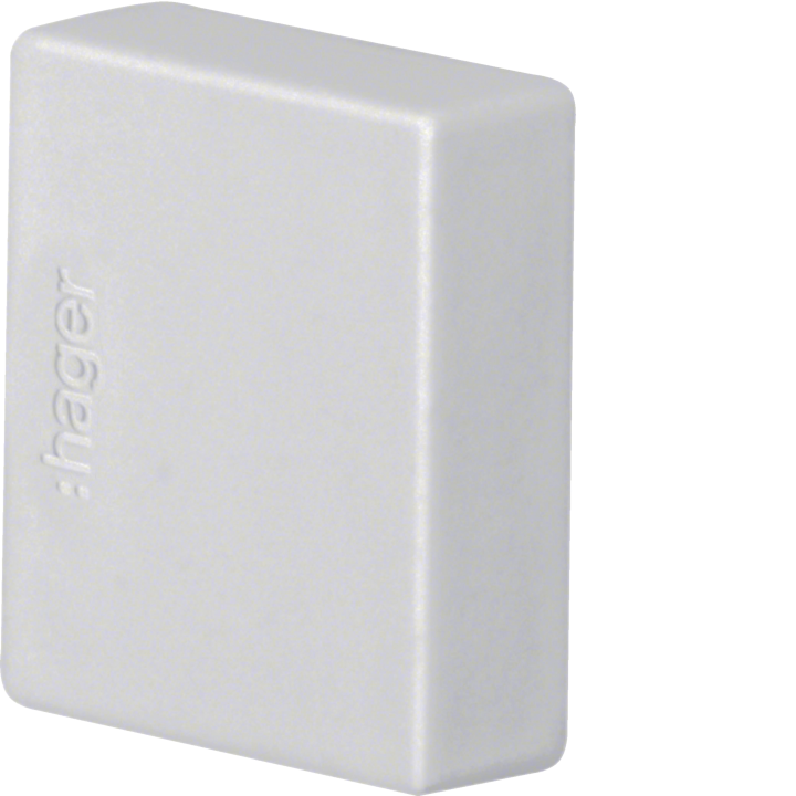 Hager LF2002067035 otsakork HFR LF kanali jaoks 20x20mm helehall