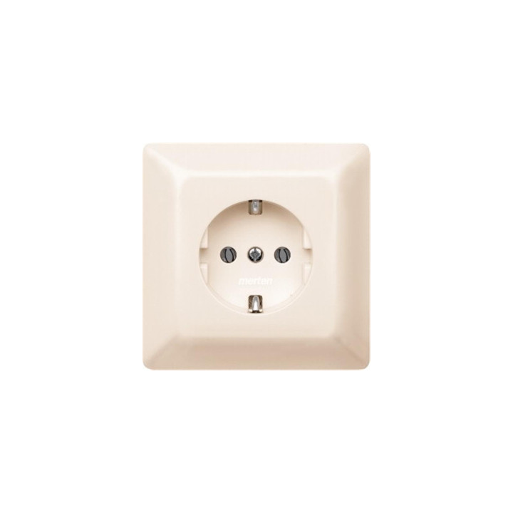 Merten 230424 SCHUKO-Steckdose, weiß, M1