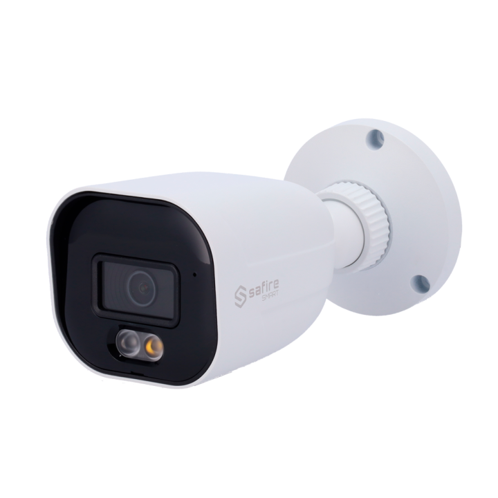 SAFIRE SMART SF-IPB080A-8B1-DL 8MP Bullet IP kamera su PoE, Wi-Fi, dvigubu apšvietimu, IP67