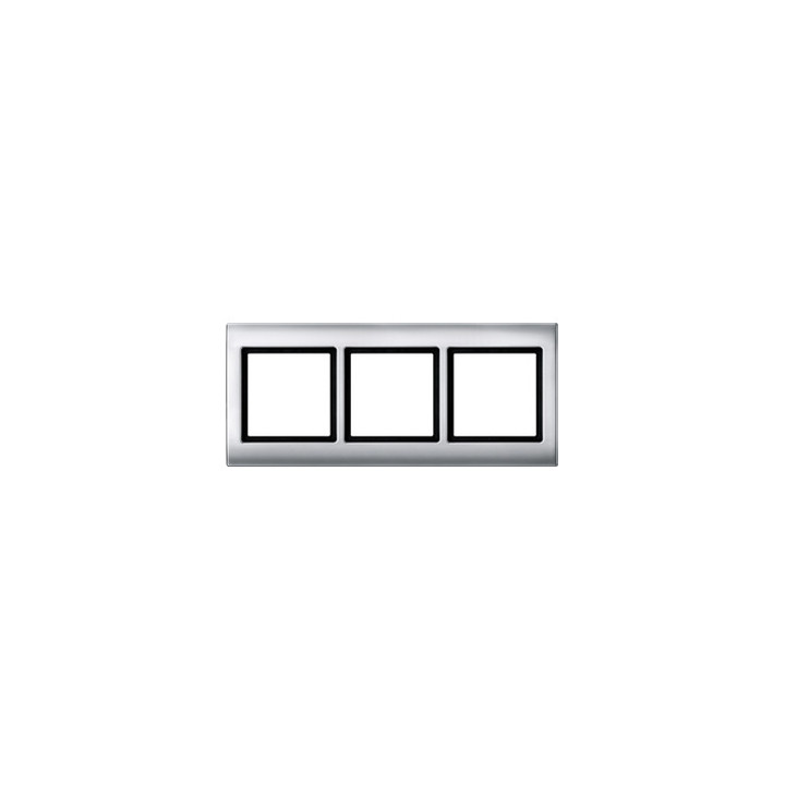 Merten 400360 AQUADESIGN-Rahmen, 3fach, aluminium