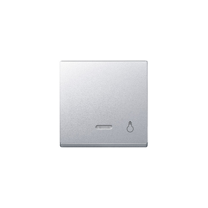 Merten 430960 Wippe mit Kontrollfenster und Aufdruck Licht, aluminium, System M