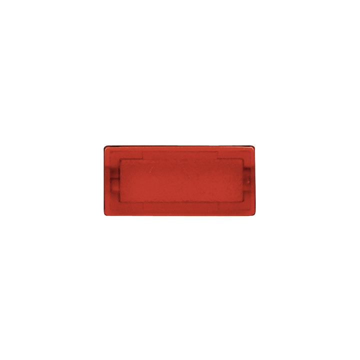 Merten 395900 Symbole, rechteckig, neutral, rot-transp.