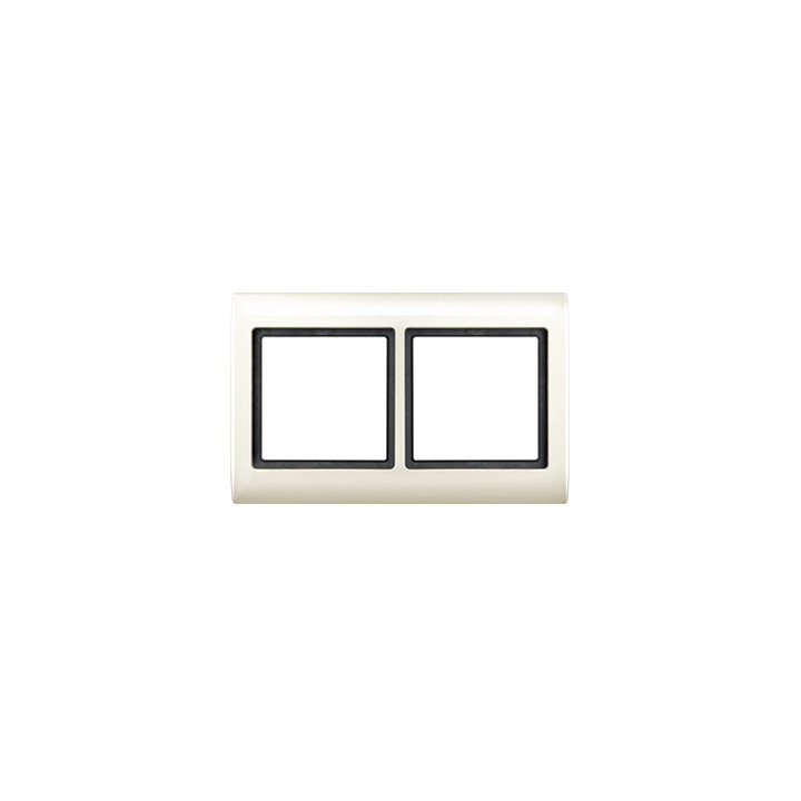 Merten 400244 AQUADESIGN-Rahmen, 2fach, weiß
