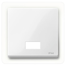 Merten 432719 Wippe mit rechteckigem Symbolfenster, polarweiß glänzend, System M