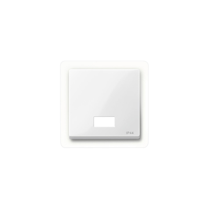 Merten 432719 Wippe mit rechteckigem Symbolfenster, polarweiß glänzend, System M