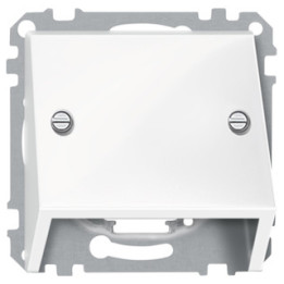 Merten 464919 Schrägauslass, polarweiß glänzend, System M
