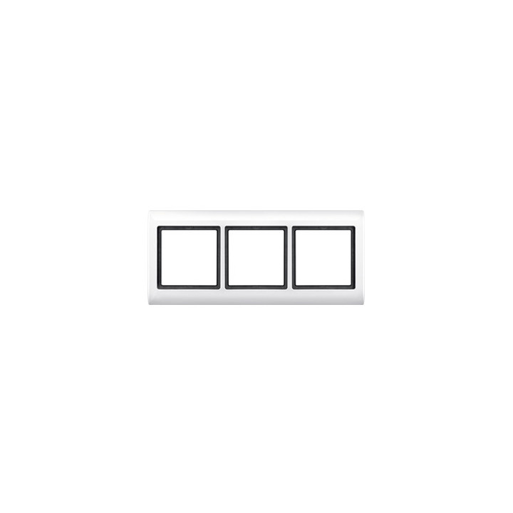 Merten 400319 AQUADESIGN-Rahmen, 3fach, polarweiß