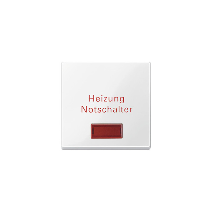 Merten 432919 Wippe für Heizungs-Notschalter, polarweiß glänzend, System M