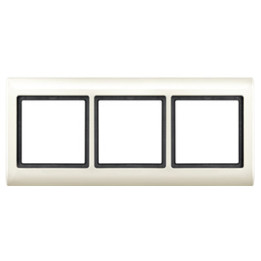 Merten 400344 AQUADESIGN-Rahmen, 3fach, weiß
