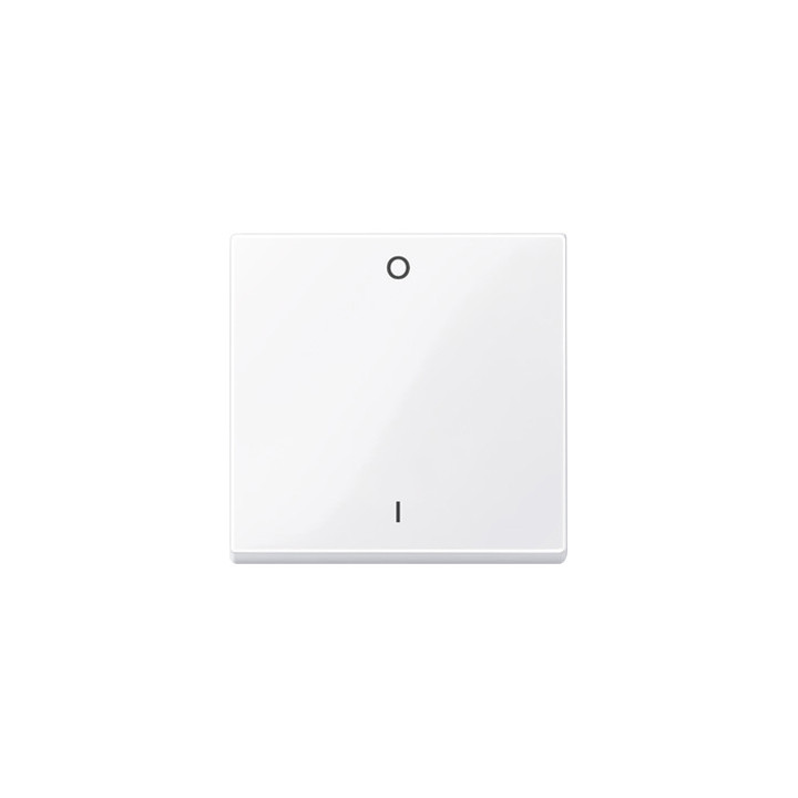 Merten 432225 Wippe mit Kennzeichnung 0/ 1, aktivweiß glänzend, System M