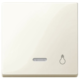 Merten 435944 Wippe mit Kontrollfenster und Aufdruck Licht, weiß glänzend, System M