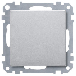 Merten 391860 Blindabdeckung, aluminium, System M
