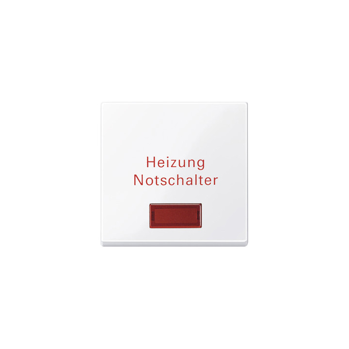 Merten 432925 Wippe für Heizungs-Notschalter, aktivweiß glänzend, System M