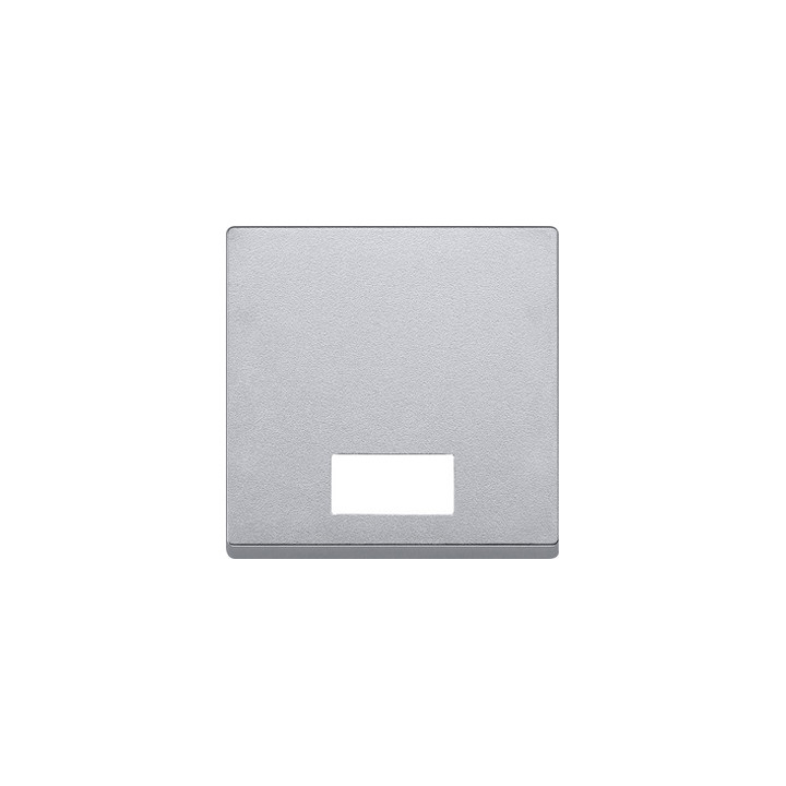 Merten 433860 Wippe mit rechteckigem Symbolfenster, aluminium, System M