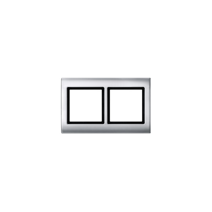 Merten 400260 AQUADESIGN-Rahmen, 2fach, aluminium