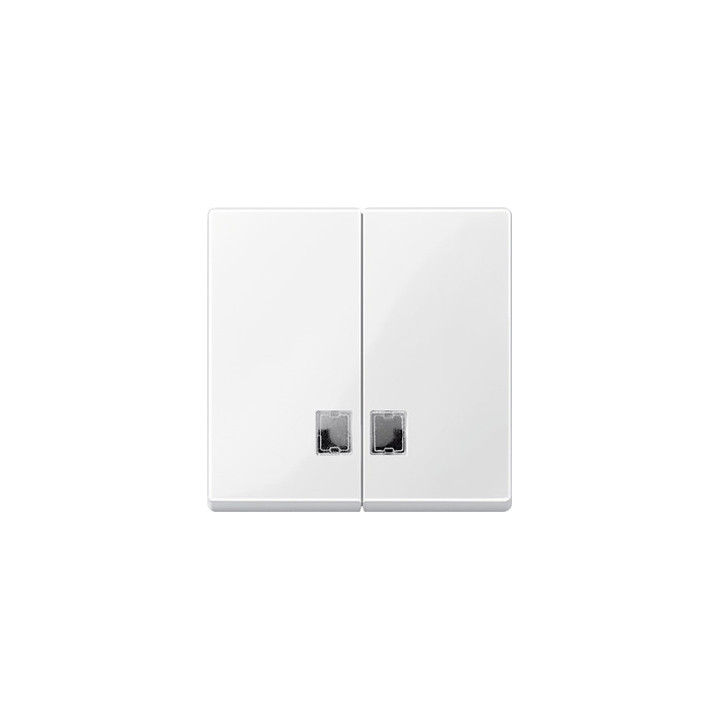 Merten 438519 Wippe für Serienschalter mit Symbolfenster, polarweiß glänzend, System M