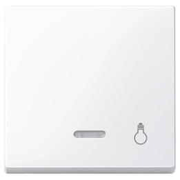Merten 435925 Wippe mit Kontrollfenster und Aufdruck Licht, aktivweiß glänzend, System M
