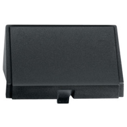 Merten 464380 Blindeinschub, schwarz, System M, System Fläche