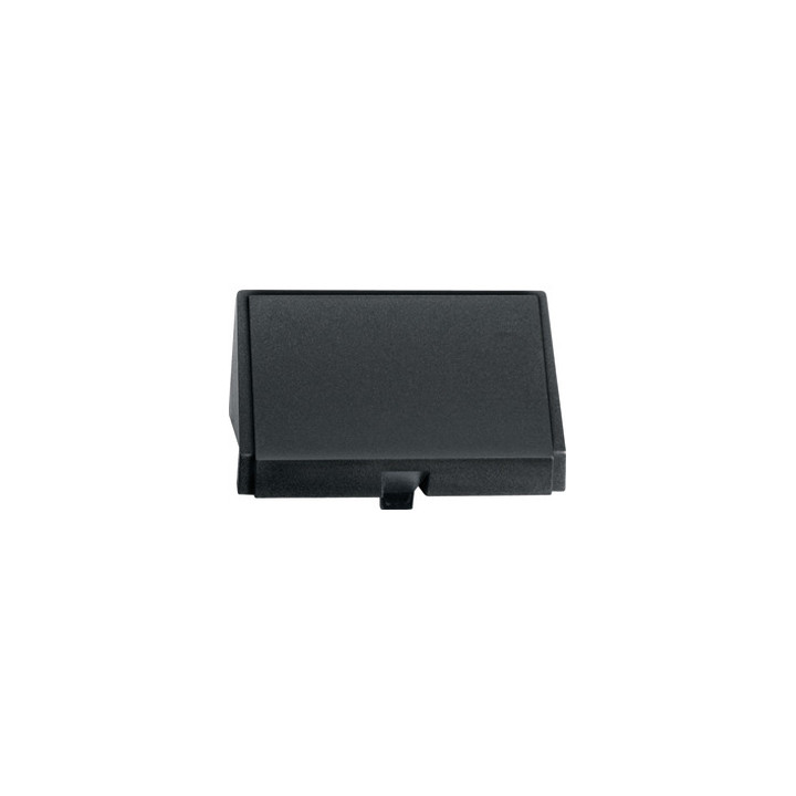 Merten 464380 Blindeinschub, schwarz, System M, System Fläche