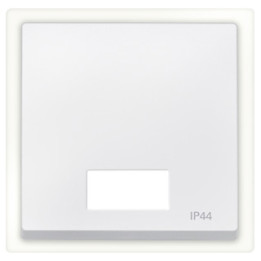 Merten 433719 Wippe mit rechteckigem Symbolfenster, polarweiß, System M