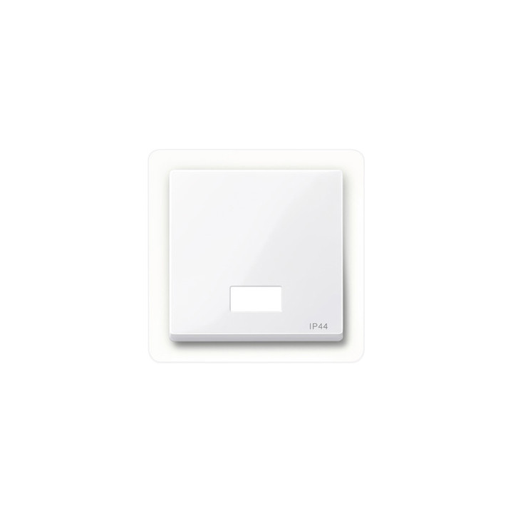Merten 432725 Wippe mit rechteckigem Symbolfenster, aktivweiß glänzend, System M
