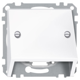 Merten 464925 Schrägauslass, aktivweiß glänzend, System M