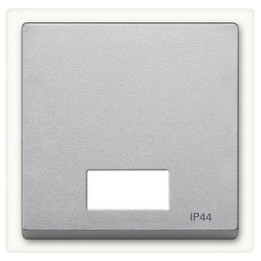 Merten 433760 Wippe mit rechteckigem Symbolfenster, aluminium, System M