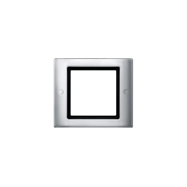 Merten 401160 AQUADESIGN-Rahmen mit Verschraubung, 1fach, aluminium