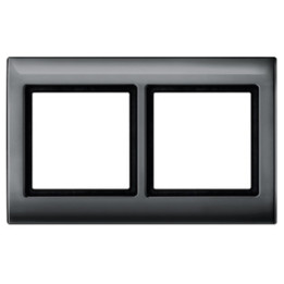 Merten 400214 AQUADESIGN-Rahmen, 2fach, anthrazit