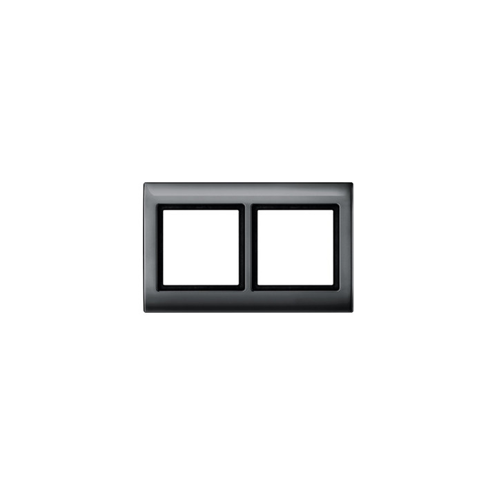 Merten 400214 AQUADESIGN-Rahmen, 2fach, anthrazit