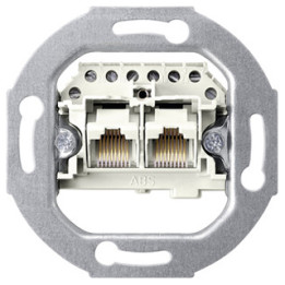 Merten 465702 UAE-Einsatz 2x8, weiß