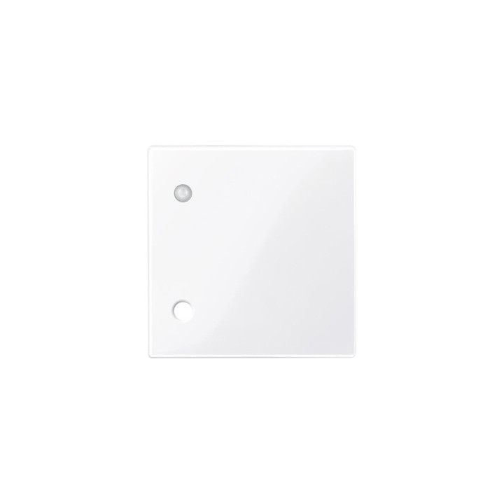 Merten 450725 Zentralplatte für Zugtaster, aktivweiß glänzend, System M