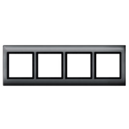 Merten 400414 AQUADESIGN-Rahmen, 4fach, anthrazit