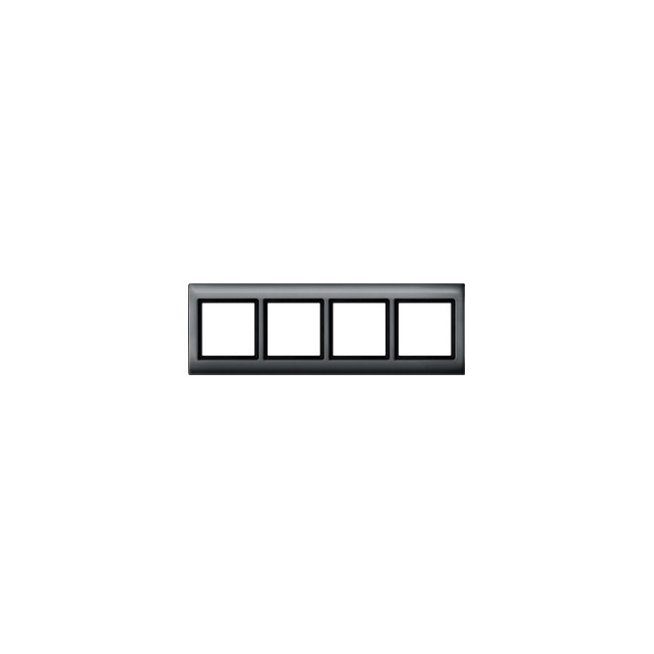 Merten 400414 AQUADESIGN-Rahmen, 4fach, anthrazit