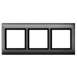 Merten 400314 AQUADESIGN-Rahmen, 3fach, anthrazit