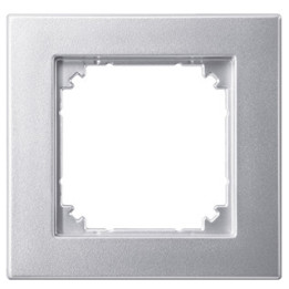 Merten 486160 M-PLAN-Rahmen, 1fach, aluminium